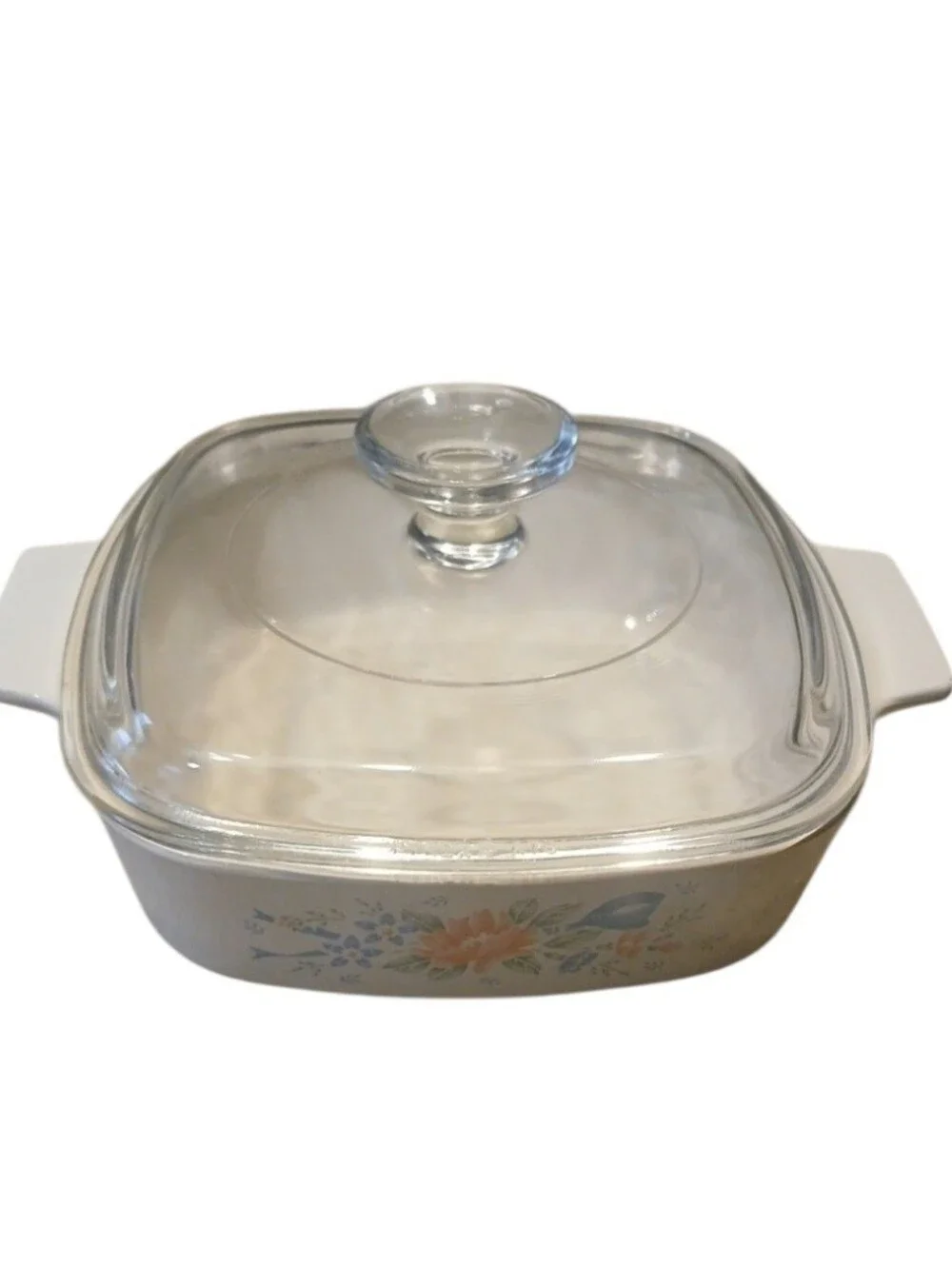 Vintage Corning Ware 1-quart Casserole Dish With Glass Lid
